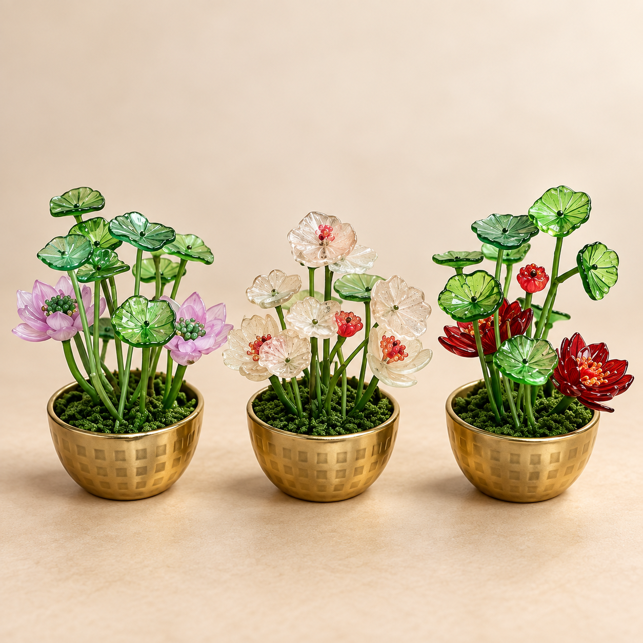 Sắc Hoa Lưu Ly – Tiểu Phẩm Để Bàn
